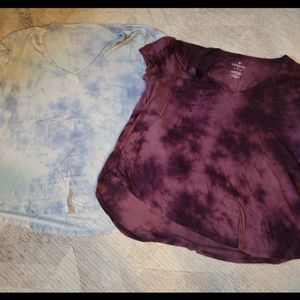 Two American eagle tops size large